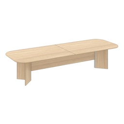 [CONF2ALUN] Windsor Double D Ended MFC Conference Table - Unlimited