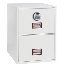 [FS2252E] World Class Vertical Fire File FS2250K-E Series Steel Safe Inc. 2 Drawers with Electronic Lock