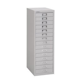 [H39/15NLG/G] Bisley 15 Drawer Home 39 Series Steel Multi-Drawer