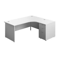 Panel Radial Desk & Pedestal Bundle (FSC)