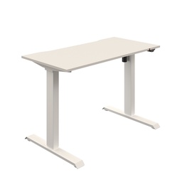 [OKO2WHWH] Okoform Heated Single Motor Height Adjustable Desk (FSC) | 1200X600 | White/White | 