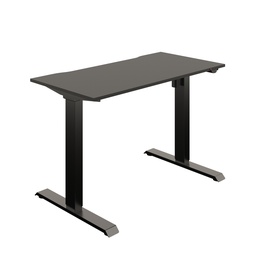 [OKO2BKBK] Okoform Heated Single Motor Height Adjustable Desk (FSC) | 1200X600 | Black/Black | 