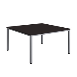 [ZFIMT1414ANTSV] Fraction Infinity Square Meeting Table (FSC) | 1400 X 1400 | Anthracite/Silver