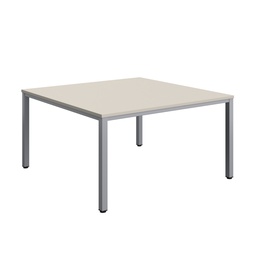 [ZFIMT1414GRYSV] Fraction Infinity Square Meeting Table (FSC) | 1400 X 1400 | Grey/Silver