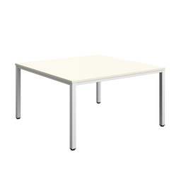 [ZFIMT1414WHTWH] Fraction Infinity Square Meeting Table (FSC) | 1400 X 1400 | White/White