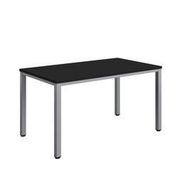 [ZFIMT1480BKSV] Fraction Infinity Rectangular Meeting Table (FSC) | 1400 X 800 | Black/Silver