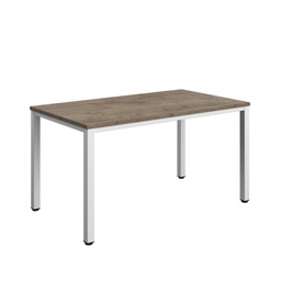 [ZFIMT1480GNOWH] Fraction Infinity Rectangular Meeting Table (FSC) | 1400 X 800 | Grey Nebraska Oak/White