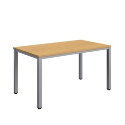 [ZFIMT1480SOSV] Fraction Infinity Rectangular Meeting Table (FSC) | 1400 X 800 | Sorano Oak/Silver