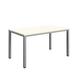 [ZFIMT1480WHTSV] Fraction Infinity Rectangular Meeting Table (FSC) | 1400 X 800 | White/Silver