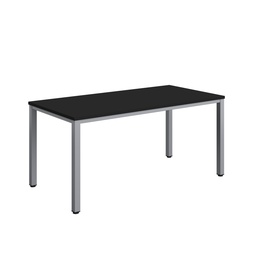 [ZFIMT1680BKSV] Fraction Infinity Rectangular Meeting Table (FSC) | 1600 X 800 | Black/Silver