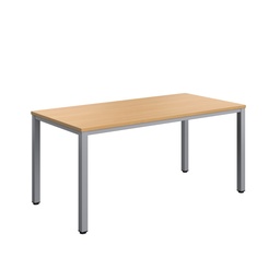 [ZFIMT1680BSV] Fraction Infinity Rectangular Meeting Table (FSC) | 1600 X 800 | Ellmau Beech/Silver