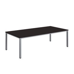 [ZFIMT2412ANTSV] Fraction Infinity Rectangular Meeting Table (FSC) | 2400 X 1200 | Anthracite/Silver