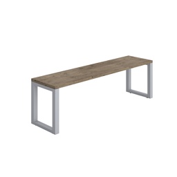 [PCB1435SGNO] Picnic Bench (FSC) | 1400 | Grey Nebraska Oak/Silver