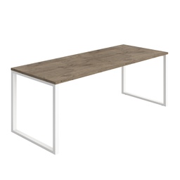 [PCTH2000WGNO] Picnic High Table (FSC) | 2000X800 | Grey Nebraska Oak/White