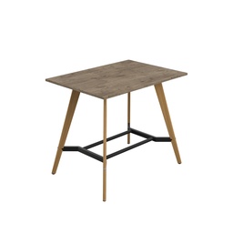 [ZPLAP1410RGNO] Plateau Poseur Rectangular Table (FSC) | 1400 X 1000 | Grey Nebraska Oak