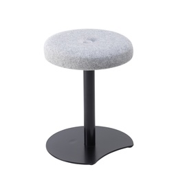 [CH2686BKBTNUNB1] Contract Low Black Frame, Button Top Stool Unlimited Band 1