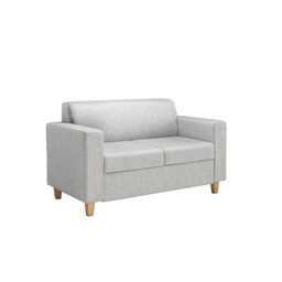 [OF0301WDB1UN] Iceberg 2 Seater Band 1 Fabric Sofa With Wooden Feet