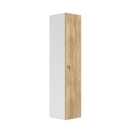 [TCCP1NNO] Wooden Locker (FSC) | 1 Door | Natural Nebraska Oak