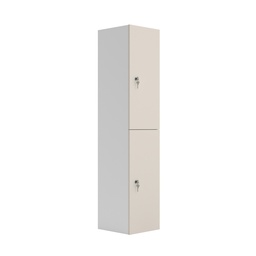 [TCCP2GRY] Wooden Locker (FSC) | 2 Doors | Grey