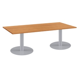 [OCMT1880BE] One Contract Meeting Table 1800 X 800 Silver Base Beech Top